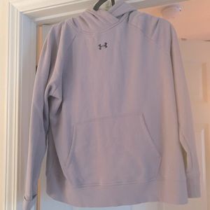 Under Armour light purple hooded sweatshirt